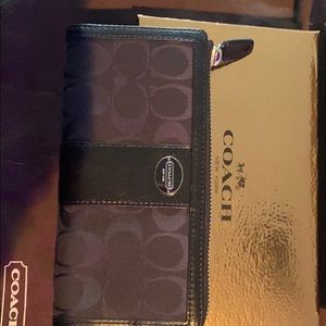 Coach Full Size Zip Around wallet